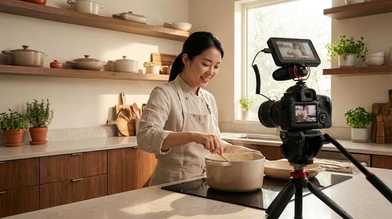 国产自拍美食视频